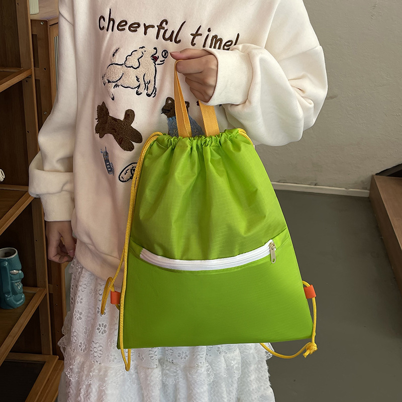 Schoolbag can be customized for primary school children simple backpack training tutorial class children advertising schoolbag printed logo