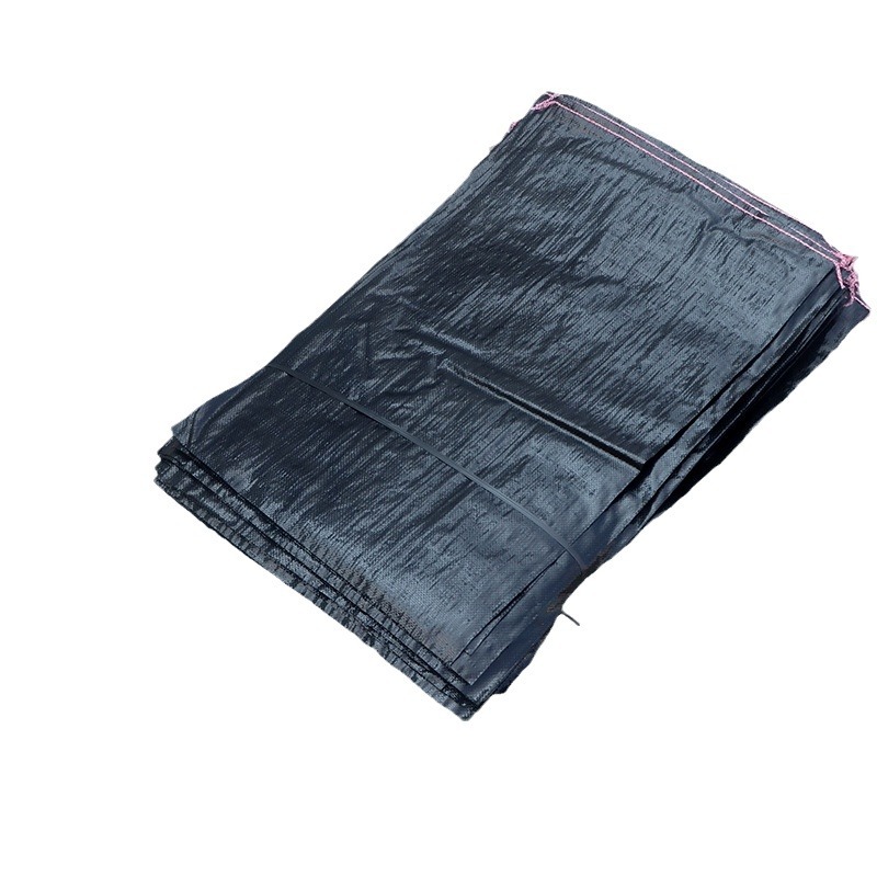 Carbon Black Woven Bags Are Available in Stock for Wholesale for Railway Cable Troughs, Special Woven Bags, Anti-Corrosion and Flame-Retardant Woven Bags