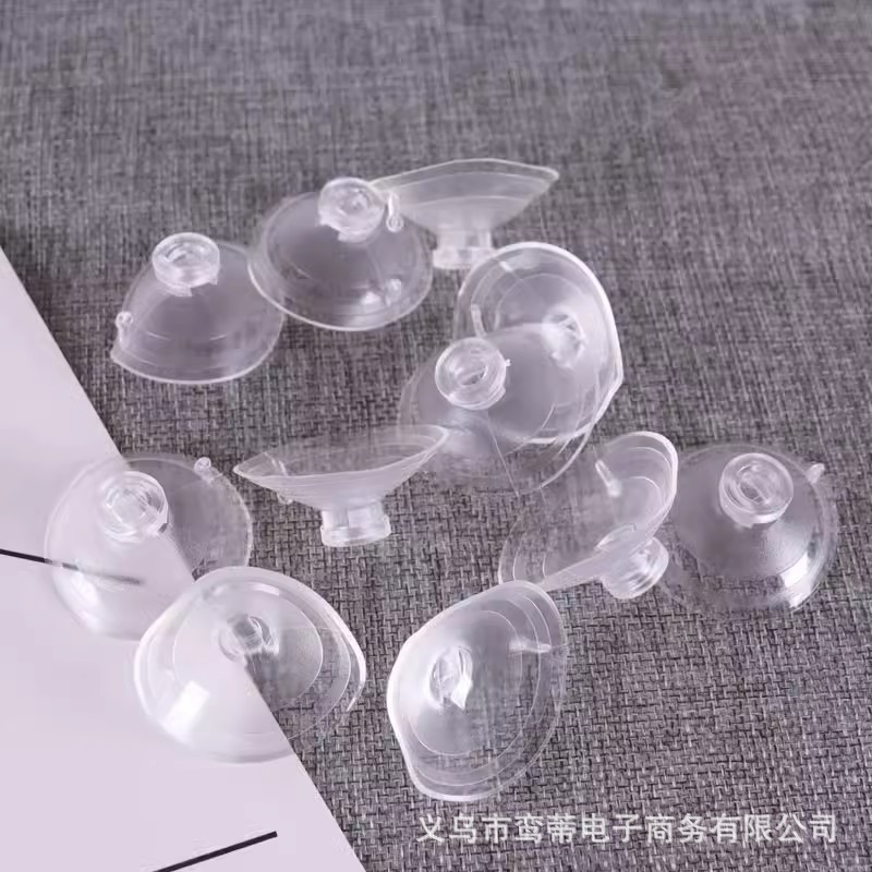 Wedding car decoration 4cm transparent suction cup lollipop wedding car decoration suction cup float fixed mushroom head strong suction cup