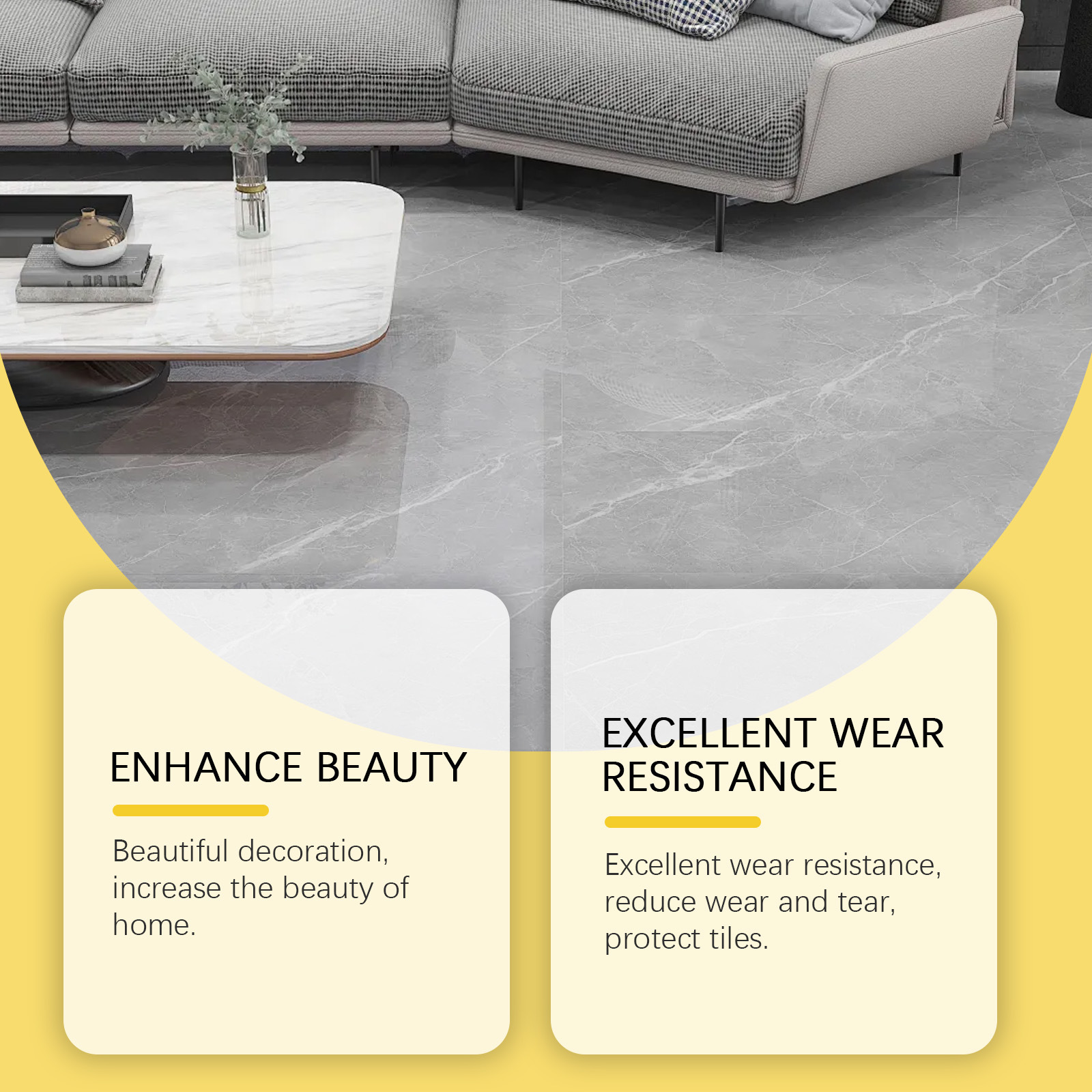 Jakehoe Tile Crack Filling Glue Fills Glazed Marble Holes and Repairs Ceramic Cracks and Holes