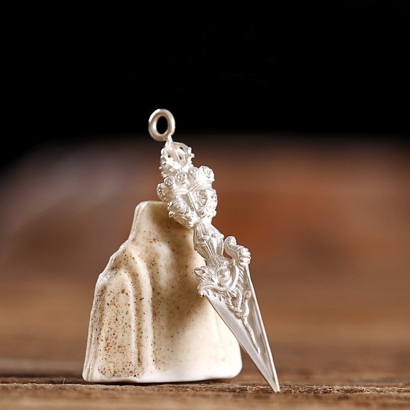 Чистая медь Непала пестик с алмазным зажимом магический кулон