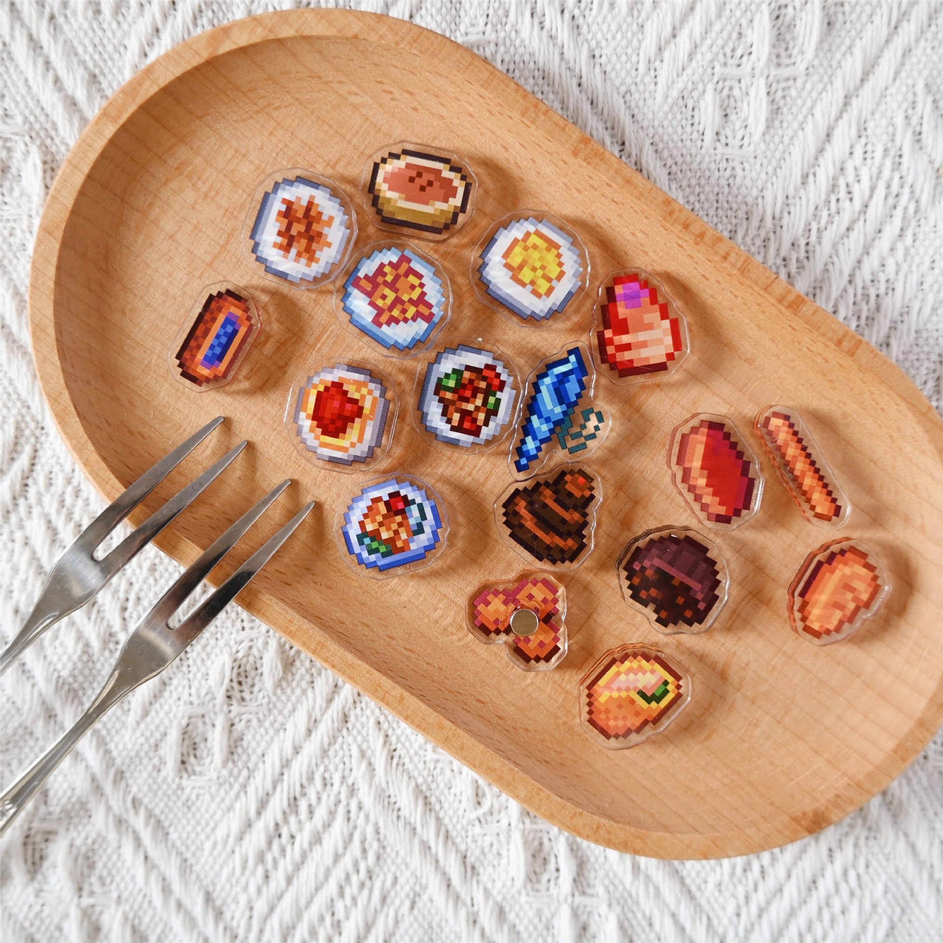 Stardew Valley Peripheral Mini Acrylic Refrigerator Magnet Miniature Switch Illustration Cdk Item Collection Steam