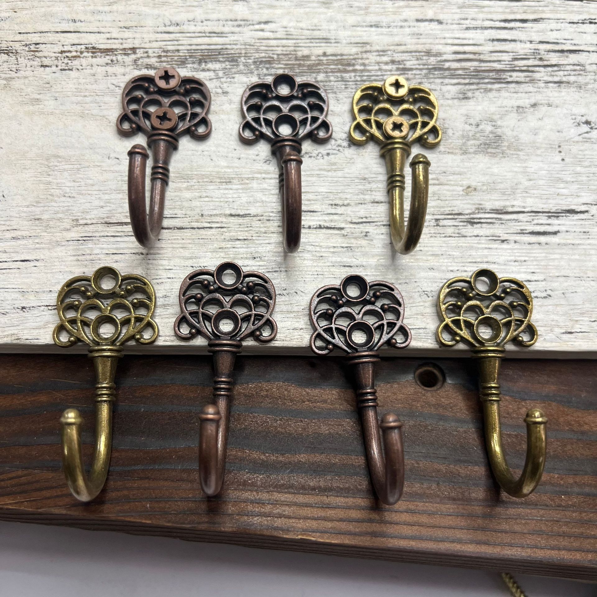 Factory Direct Sales Patented Retro Creative Wall Door Back Hook Metal Coat Hook Bathroom Wardrobe Hook