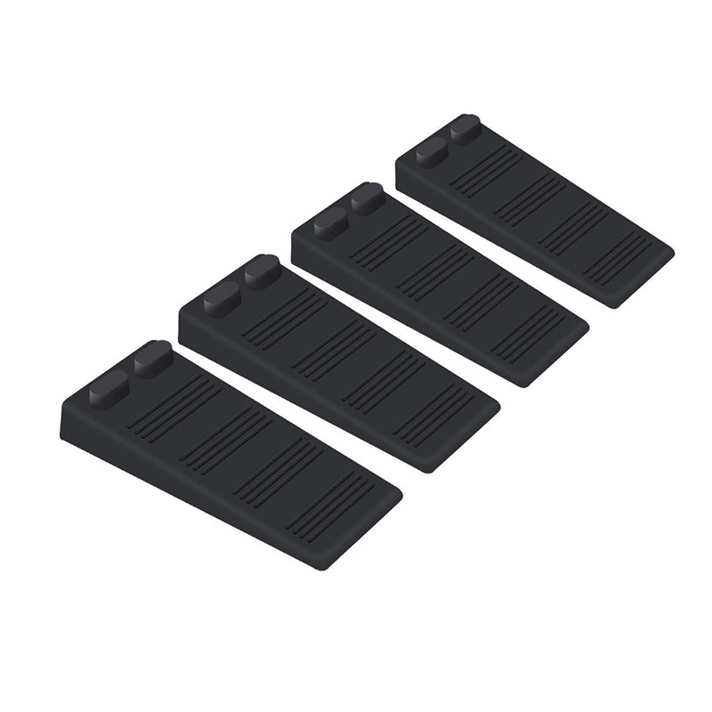 Factory wholesale safety protection mute black small door stopper cross-border home punch-free anti-collision door stopper