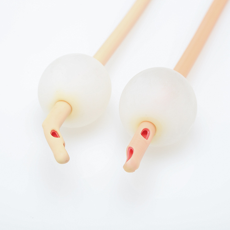 Foreign Trade Hot-Selling Hospital Disposable Sterile Latex Catheter Double-Lumen Sterilized Adult and Kidsren's Catheter