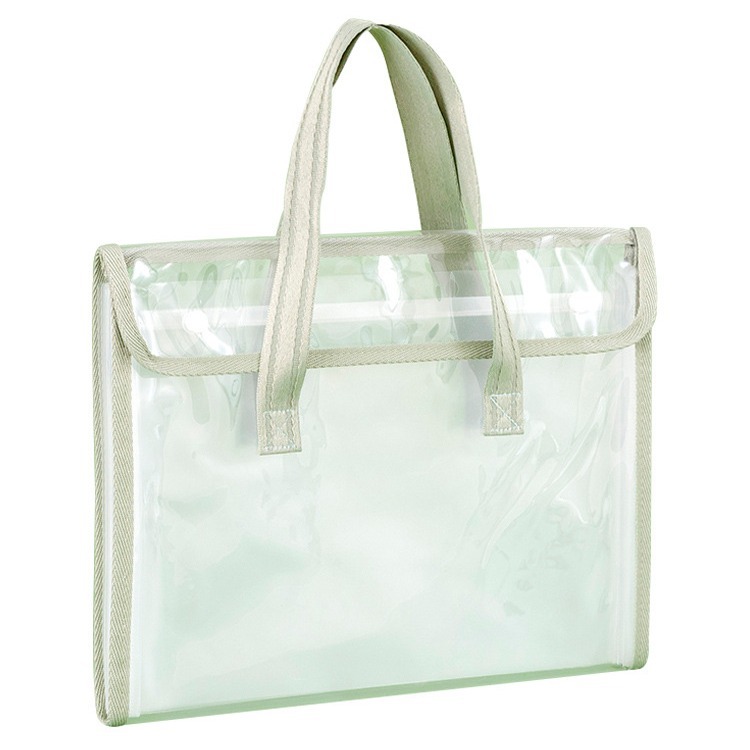 A4 Folder PVC Portable Organ Bag Test Paper Storage Book Student Large Capacity Office Supplies Multi-Layer Information Kit