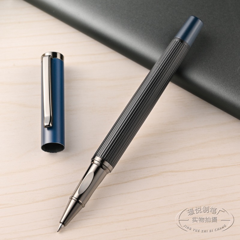 Wholesale Morandi color metal signature pen business meeting gift pen advertising pen ball pen can process logo