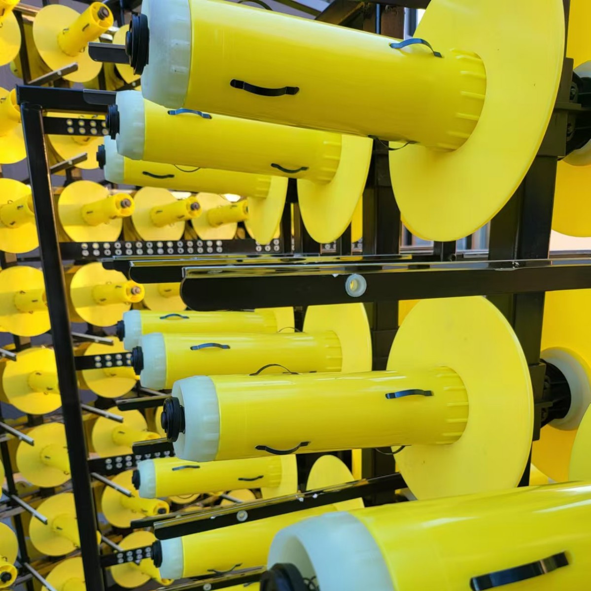 Carbon Fiber Yarn Rack Tension Yarn Rack Glass Fiber Geotextile Filament Weaving Machine Yarn Rack Unwinding Yarn Rack Line Guide