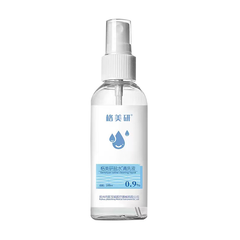 Factory Supply of Meiyan Cleaning Solution, Cleaning Physiological Saline 100ml Spray Tattoo, Nasal Wash, Facial Light Salt Water