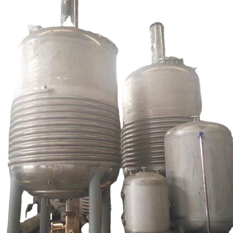 Customized Stainless Steel Reactor Chemical Mixing Tank Explosion-Proof 304 Double-Layer 10-Ton High-Pressure Corrosion-Resistant