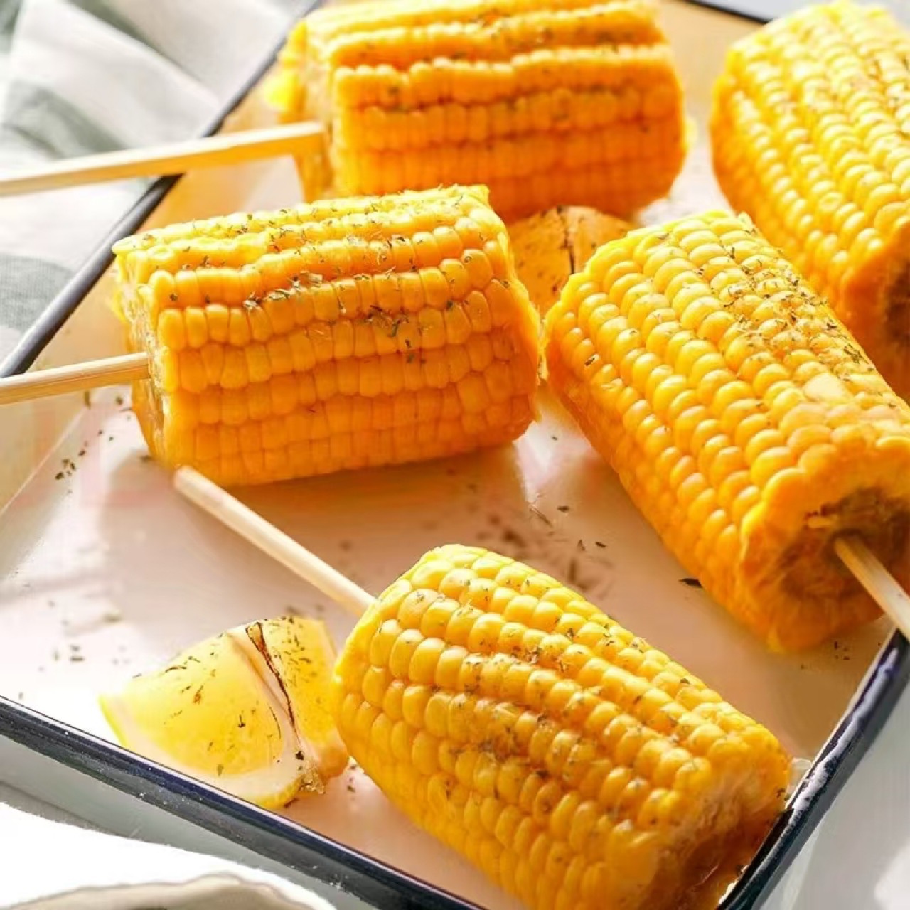 Manxiaohu Fruit Corn Segments, No Cooking Required, Ready to Eat, 7Cm/Segment, Whole Box of Corn Segments, 50 Pieces/Box