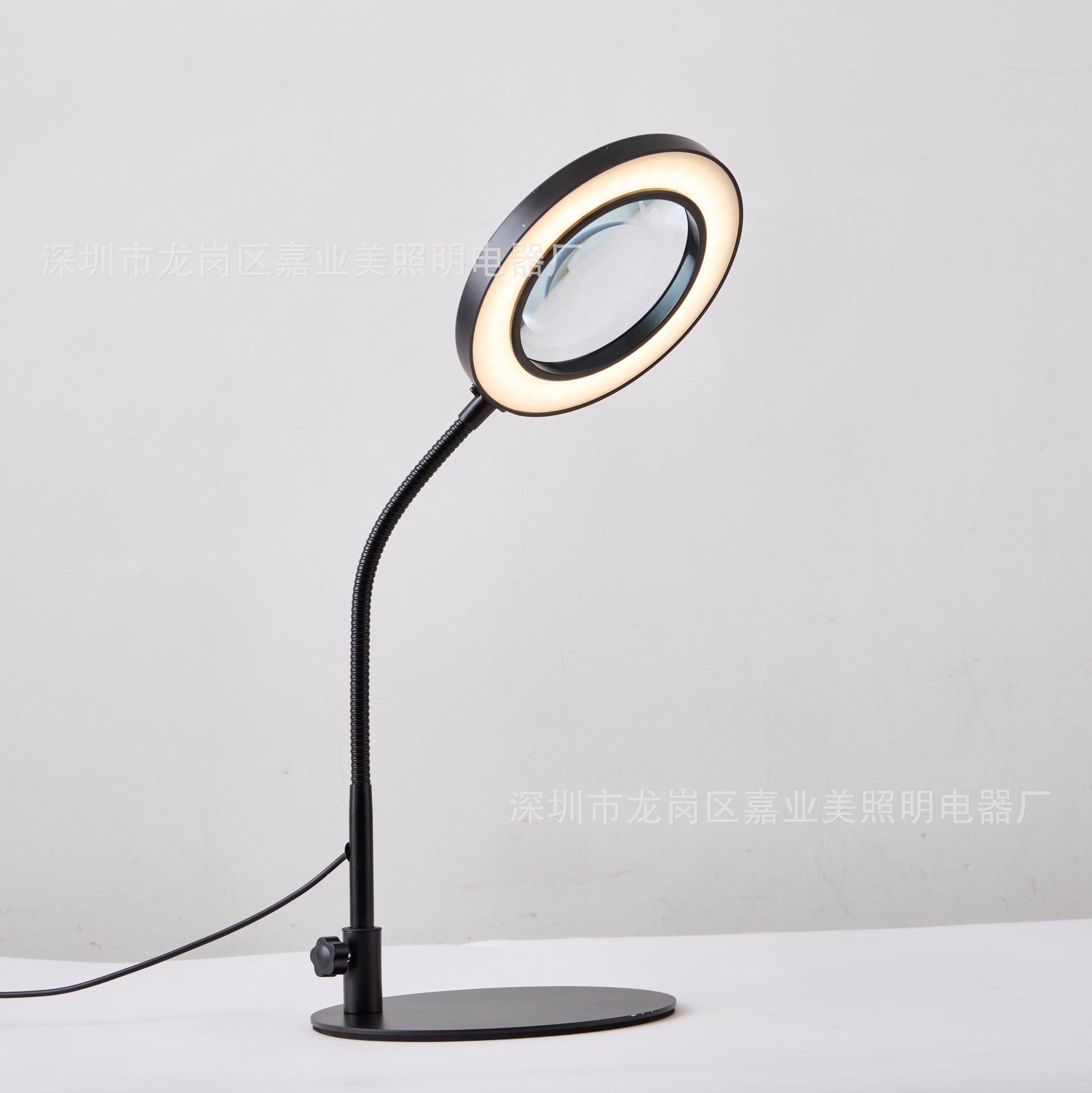Новая увеличительная настольная лампа с LED, защита глаз, для чтения, ногтевого искусства, вышивки, с регулируемым креплением