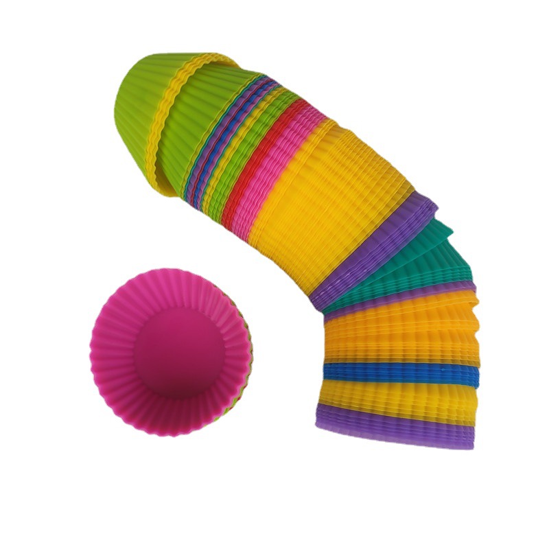 Cake Cup Silicone Cake Mold Round Marfen Cup Baking Mold 7cm Cake Cup Silicone Pudding Cake Mold