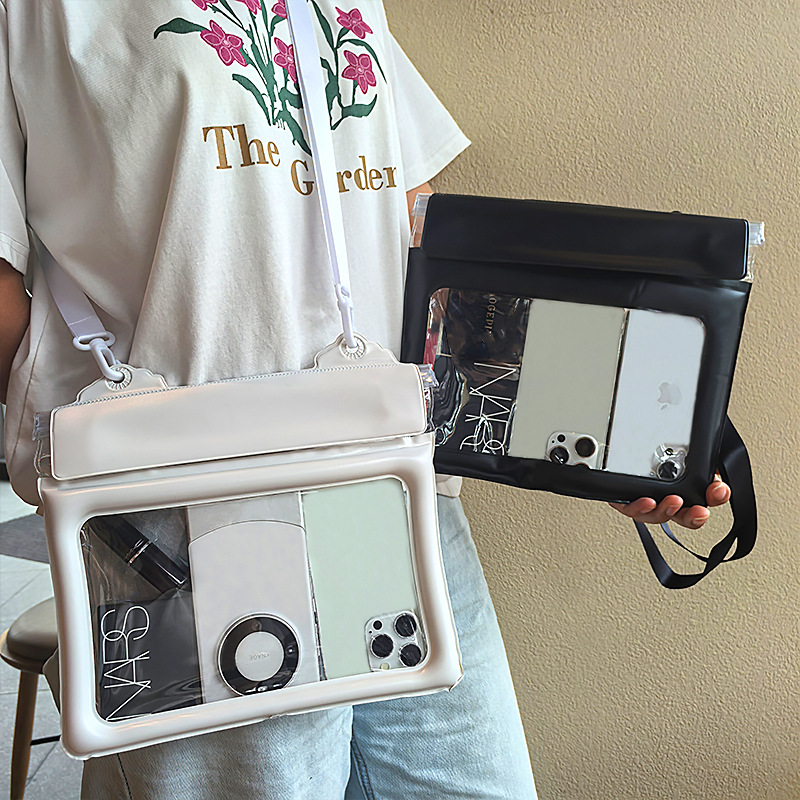 Водонепроницаемая сумка для мобильного телефона большой ёмкости, четырехслойная герметичная сумка для сплава, водный воздушный мешок для горячих источников, поясная сумка