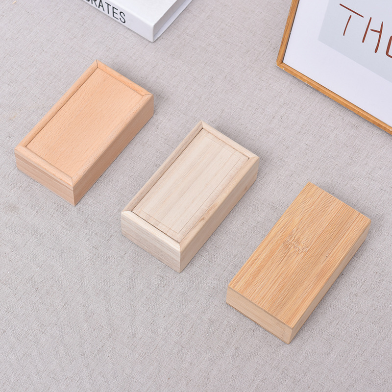 Деревянная коробка с крышкой, ящик из бука, бамбуковая коробка для благовоний, деревянная коробка для хранения, подарочная коробка, коробка из массива дерева