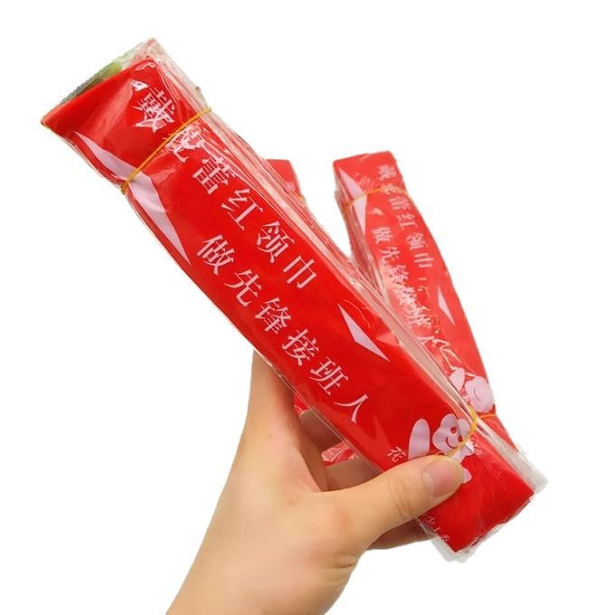 Primary school red scarf 1.2 meters national standard does not shrink faded children junior high school students young pioneers general thick cotton