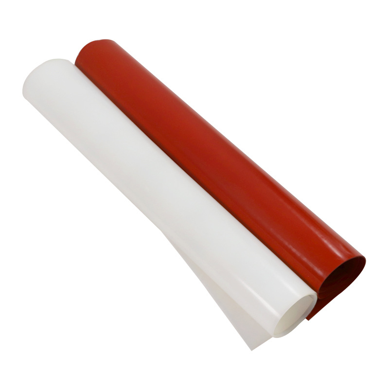 High Temperature Resistant Silicone Pad 3mm Milky White Silicone Rubber Plate Red Industrial High Elastic Translucent Silicone Pl