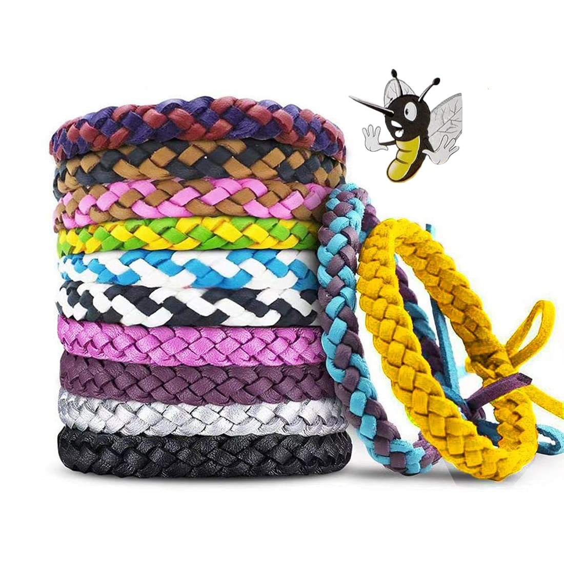 Mosquito Repellent Wholesale Handmade Leather Long-Lasting Plant Essential Oil Bracelet Cross-Border Hot-Selling for Children, Babies, and Adults Wholesale