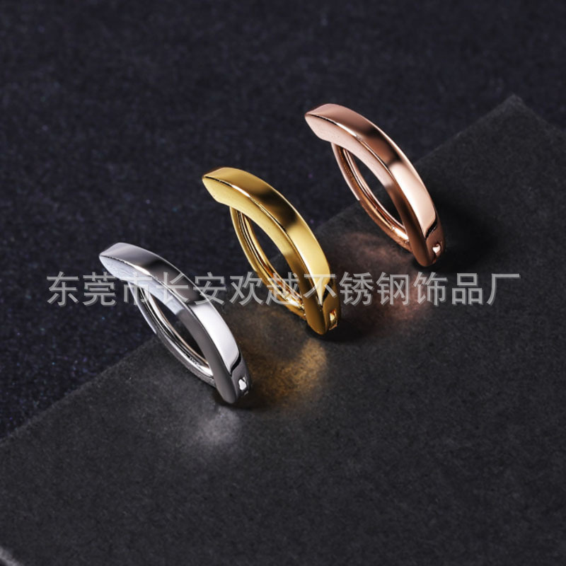 Новое кольцо для пупка в европейском и американском стиле из гладкой нержавеющей стали унисекс