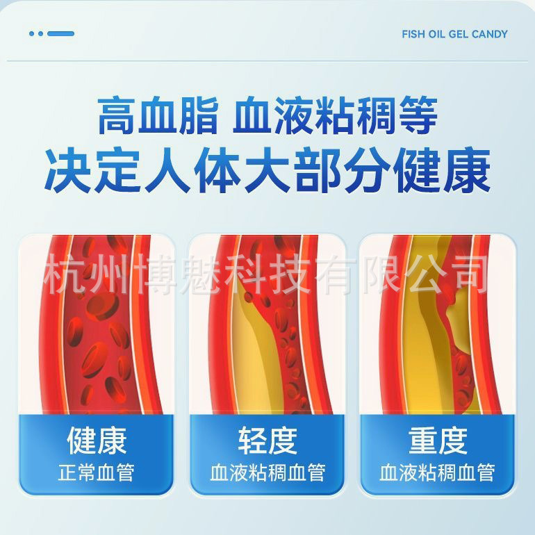 Correction Fish Oil Gel Candy Sugar-Free Cod Liver Oil Non-Deep Sea Fish Oil Soft Capsule for Middle-Aged and Elderly Adults Genuine