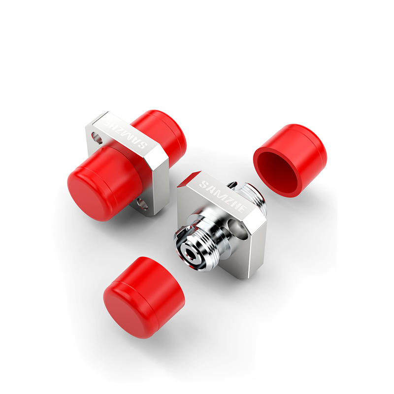 Shanze Fiber Optic Adapter Sc/Lc/Fc/St Simplex Coupler Connector Duplex Flange Yin and Yang Type 5Db