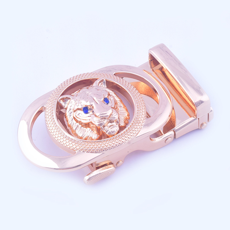 Network new high-grade dragon belt buckle head hollow animal head alloy automatic buckle in stock belt buckle head wholesale
