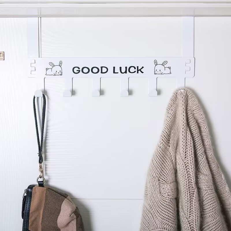 Hooks Behind the Door Can Be Used Without Nails, Leaving No Trace, Bedroom Door-Back Style Clothes Hooks, Coat Hooks, Wooden Door Hooks, Clothes Racks