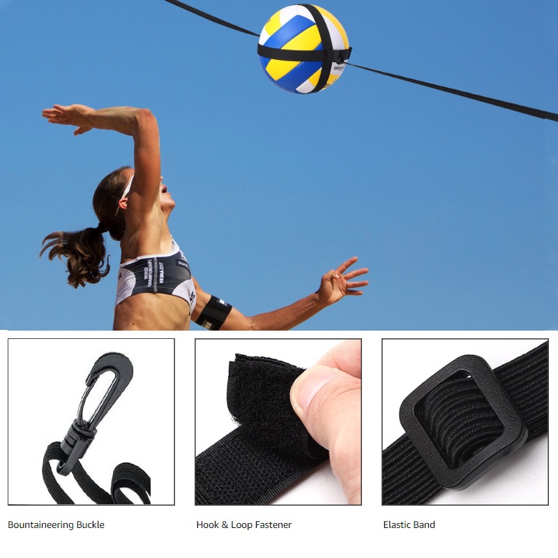 Spot Cross-Border Special Supply of Elastic Jumping Volleyball Spike Training Device Adjustable Volleyball Training Auxiliary Supplies