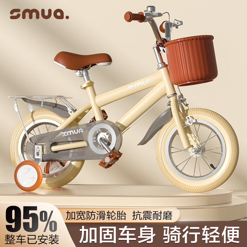 Новый детский велосипед для детей от 3 до 10 лет, ретро велосипед для мальчиков и девочек