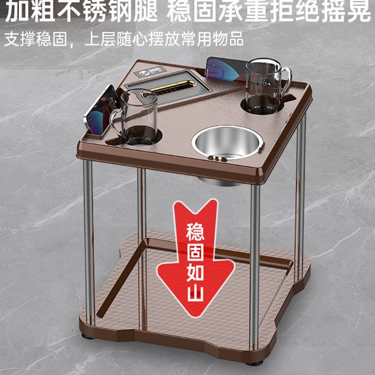 Automatic Mahjong Table Coffee Table Tea Rack Chess and Card Room Mahjong Machine Small Coffee Table Water Cup Holder Mahjong Hall Tea Table