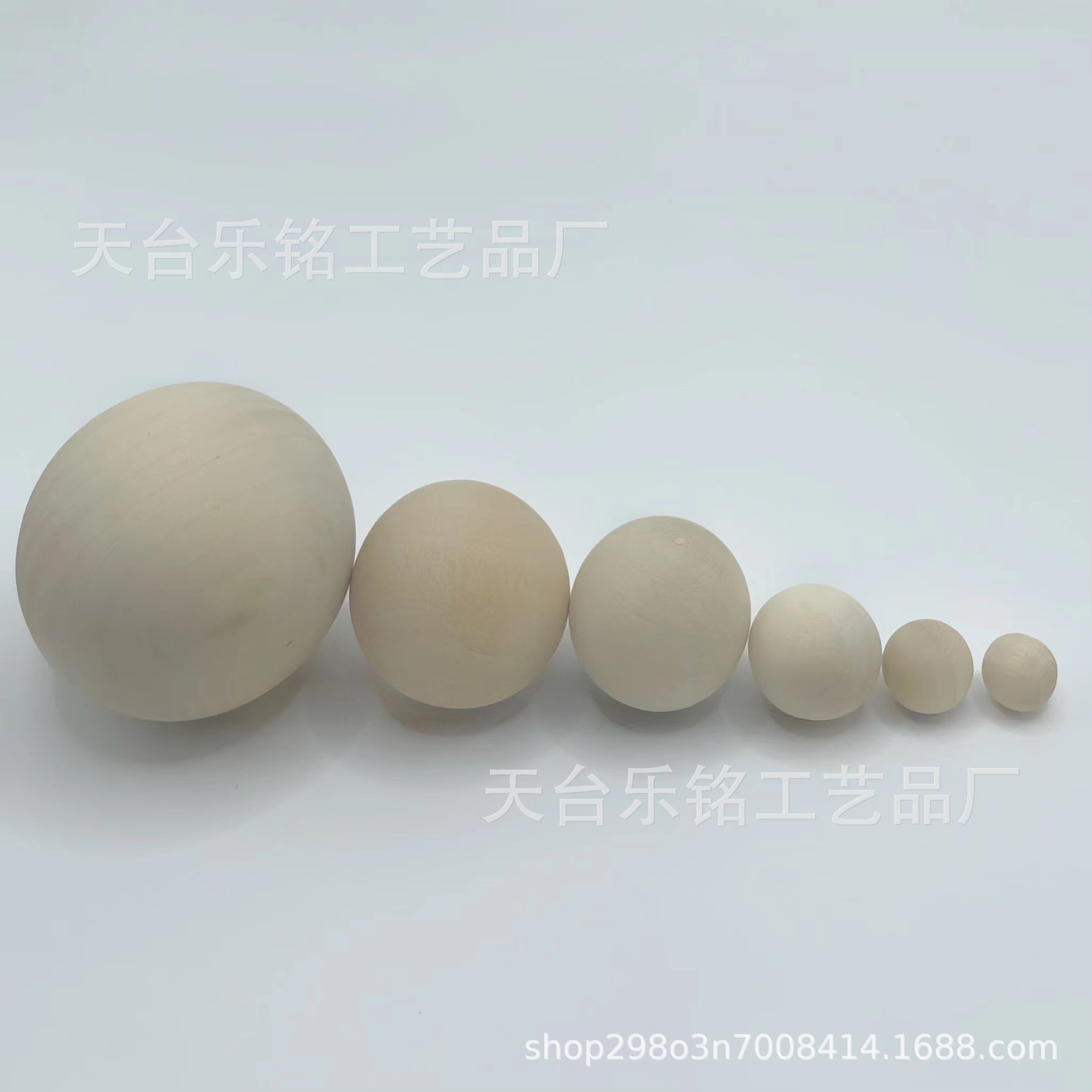 Factory wholesale 6-50mm Lotus non-porous loose beads log beads solid ball DIY wood jewelry accessories