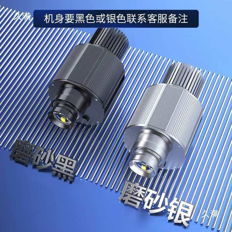 Advertising Projection Lamp Shop Logo Door Sign Pattern with Text Customized Floor Outdoor Ultra-Clear Spotlight