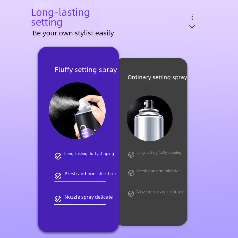 Explosive Yinmei Fluffy Styling Spray Air Sense Styling Fluffy Hair Natural Lasting Fluffy Spray