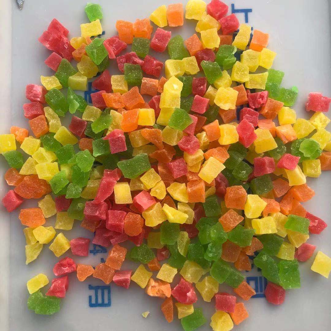 Фабричный прямой цветной фрукт папайя нарезанная папайя цветочный фрукт чай овсянка сырье засахаренные консервированные фрукты