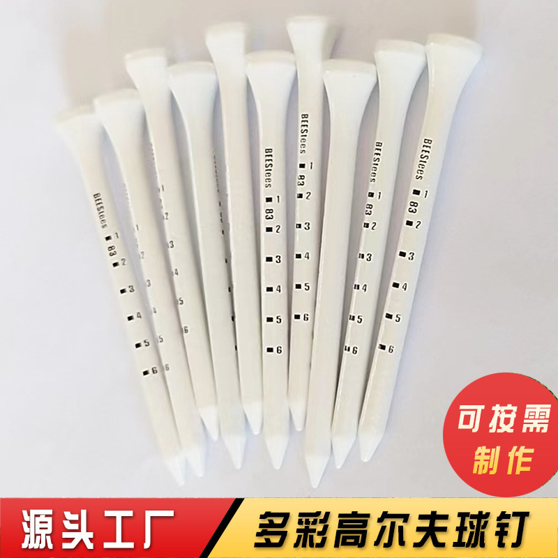 Бамбуковые деревянные шипы, производитель, шипы с цифровой печатью логотипа, для наружного использования, гольф бамбуковые деревянные шипы