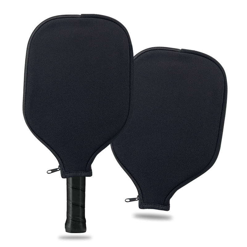 Cross-Border Spot Diving Material Pickleball Racket Cover Table Tennis Racket Protective Bag with Printable Pattern Zipper Beach Racket Cover