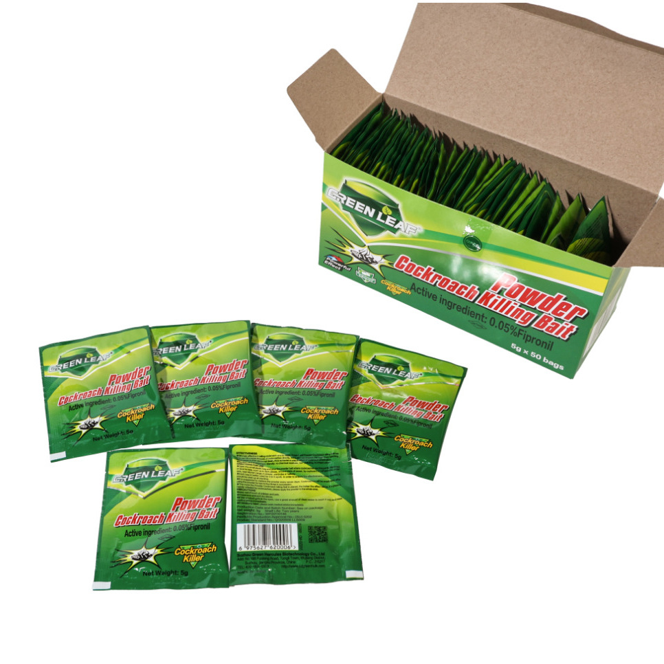 Wholesale Geen leaf green leaf English cockroach medicine killing cockroach bait cockroach trap cockroach powder