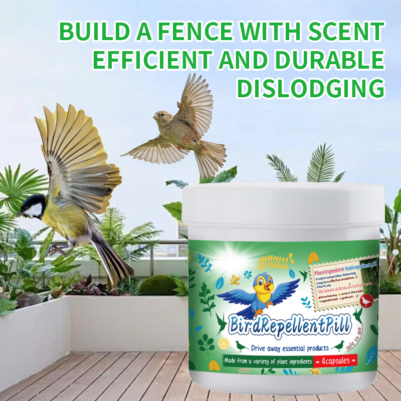 Cross-Border Supply of Greenhouse Bird Repellent Pills, Magpie Bird Odor Repellent, Orchard Farmland General Bird Repellent Agent, Dropshipping