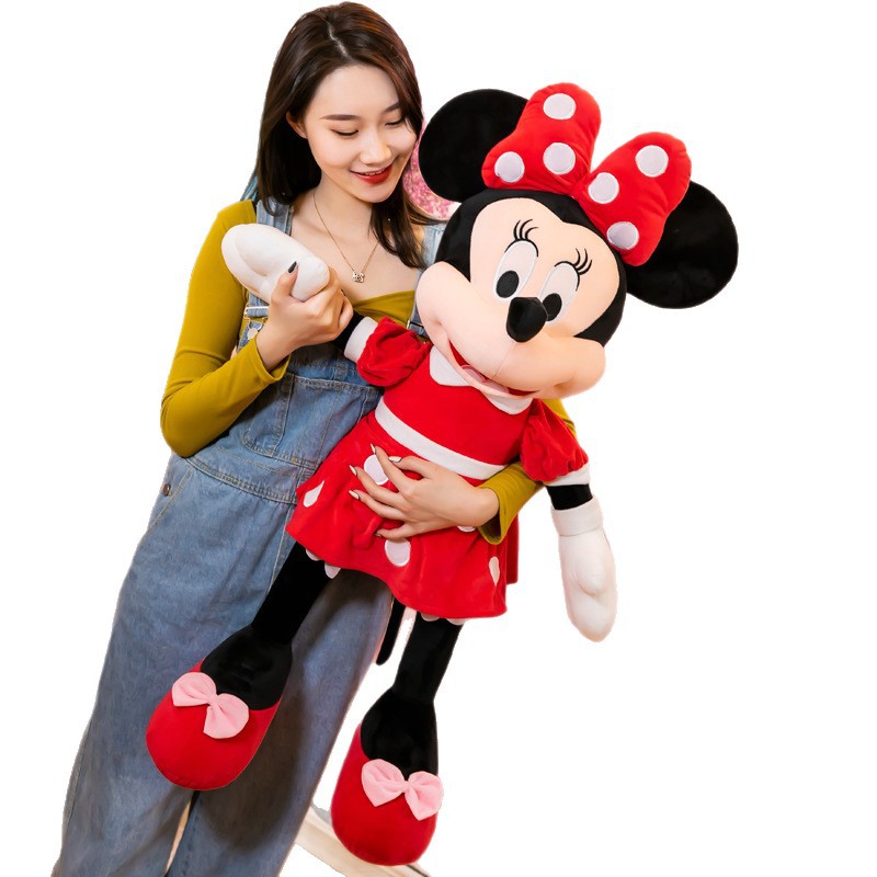 Wholesale Classic Mickey Mouse Plush Toys Mickey Doll Minnie Doll Pillow Bedside Ornaments for Wedding Gifts
