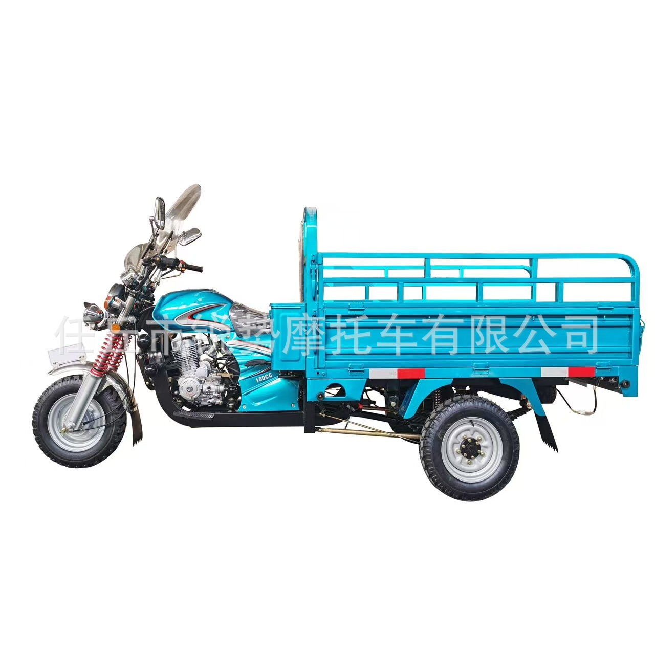 Africa's Best-Selling Three-Wheel Fuel Motorcycle Cargo Agricultural Dump Truck Gasoline Motorcycle Load King Cross-Border