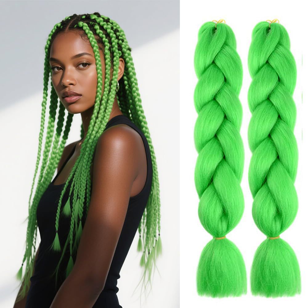 African Dreadlocks Multi-Colorful Gradient Wig Braids Dreadlocks Extensions Single Colorfuled Large Braids