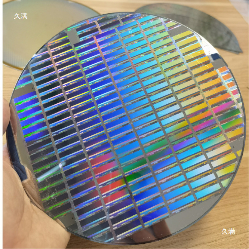 Tsmc Wafer Photolithography Integrated Circuit Chip Scrap Silicon Wafer Teaching Test
