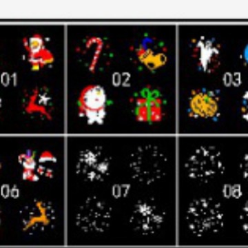 Shenzhen Manufacturer Specializes in 7mm Finger Light Projection Film, Colorful Film Slideshow