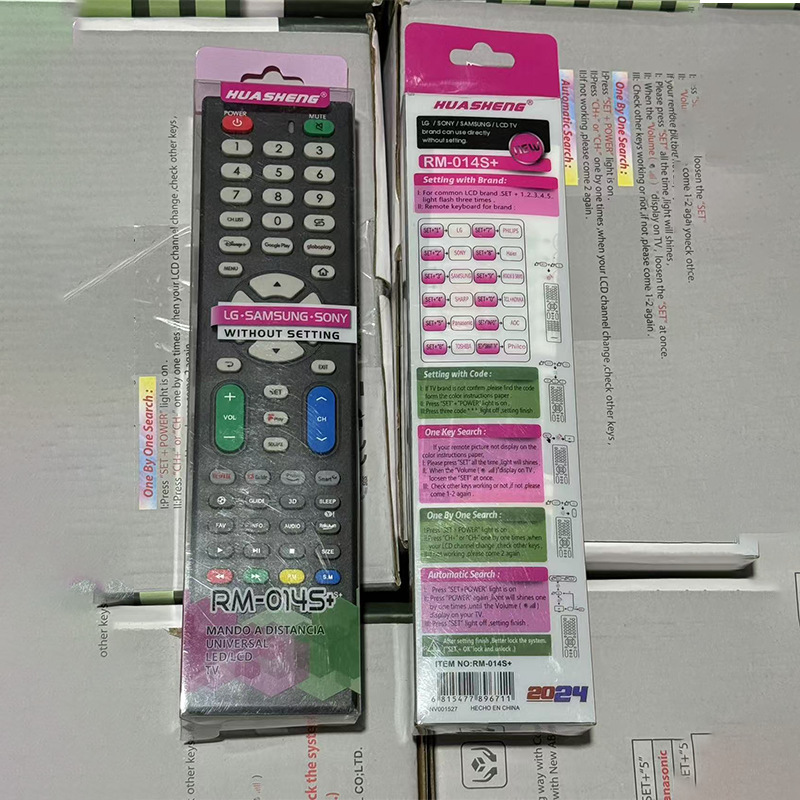 Новый RM-014S английский универсальный пульт дистанционного управления для телевизора, в наличии