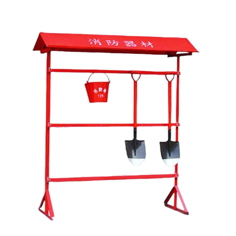 Fire Equipment Tool Rack Fire Tool Rack Double Row Construction Site Fire Equipment Cabinet