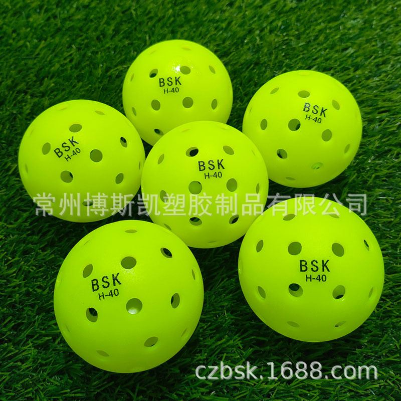 Прямые продажи завода мяч для пиклбола 40 отверстий 74мм формовка