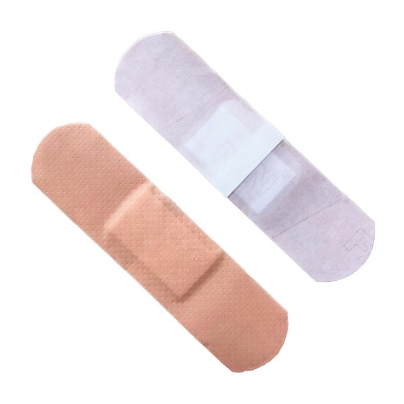Cross-Border Amazon Manufacturer Wholesale Skin Color English Version Pe Waterproof Patch Independently Packaged Waterproof Breathable Band-Aid
