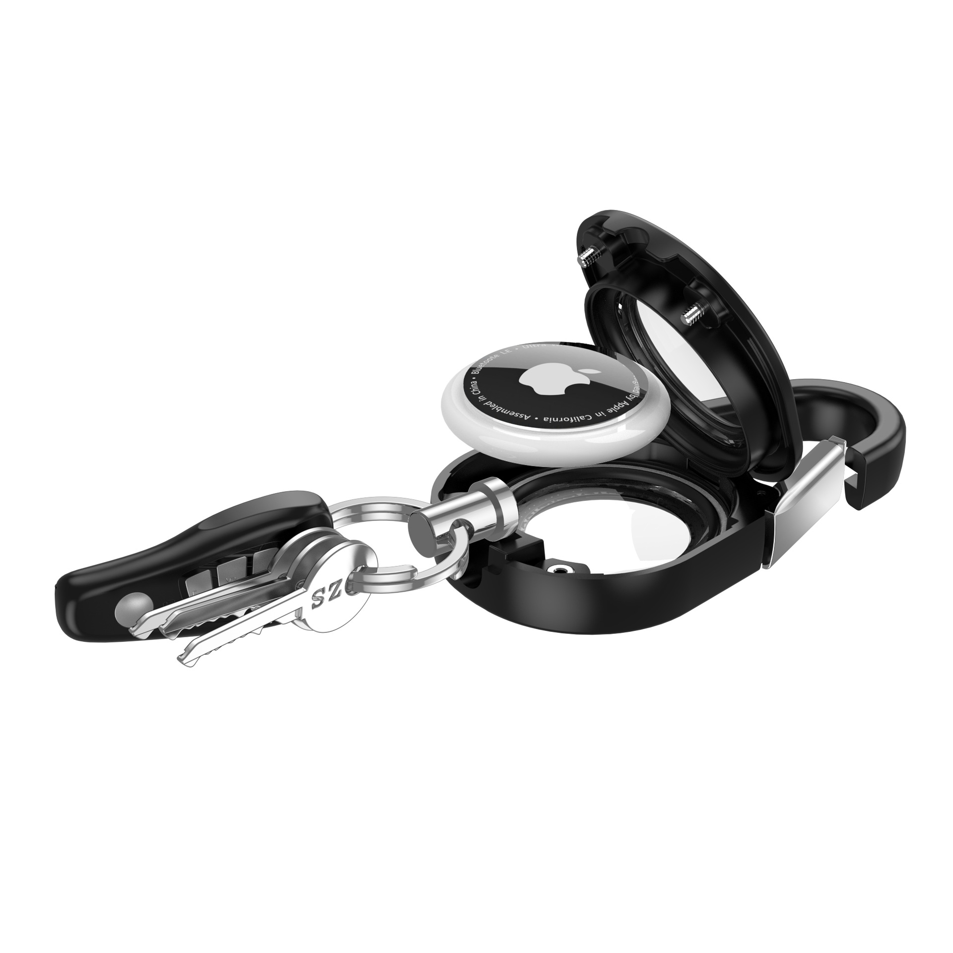 Suitable for Airtag Mountaineering Buckle Case Apple Tracker Outdoor Mountaineering Buckle Waterproof Keychain Case