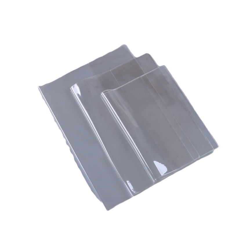 Factory wholesale transparent PVC book cover frosted book cover EVA book coat rubber cover leather hand account notebook card book protective cover