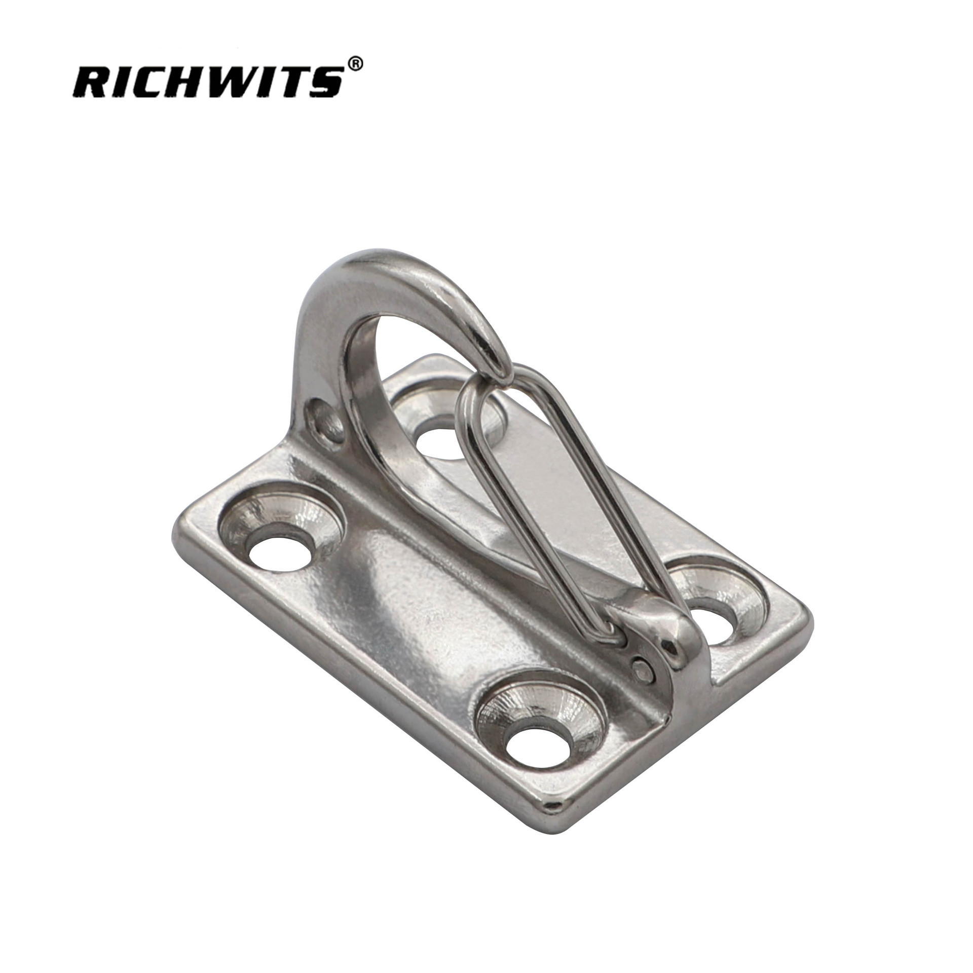 Rope Hook, Traction Hook, Sailing Hook, Fender Hook, Stainless Steel Simple Spring Coat Hook, Pull Hook, Wall Hook